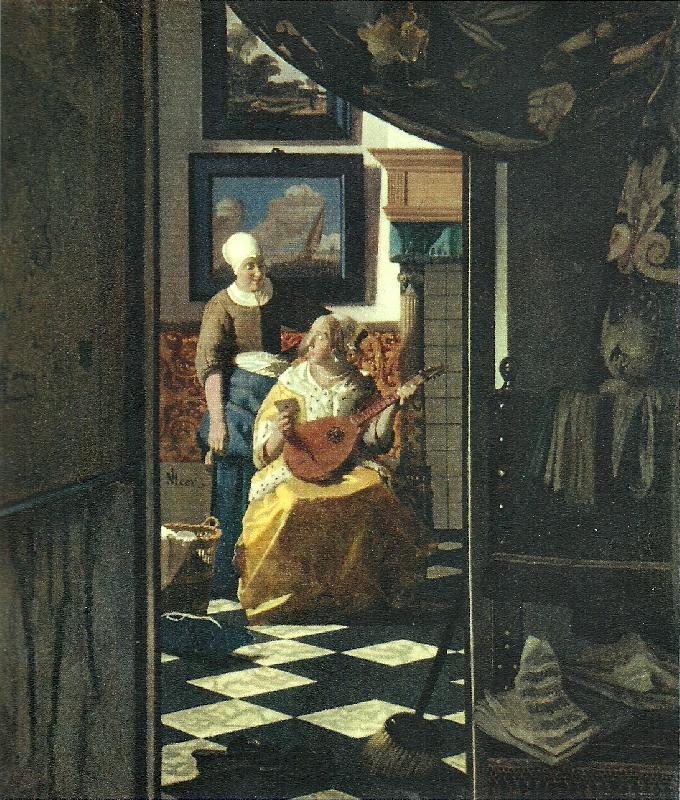 Jan Vermeer brevet china oil painting image